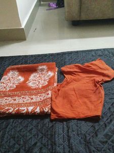 Georgette Saree With Blouse