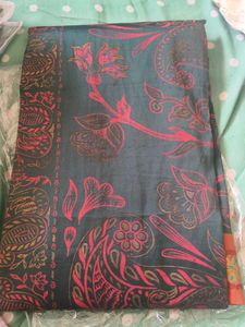 Elegant Floral Print Saree