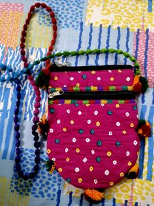 Boho Embroidered Colourful Sling Bag