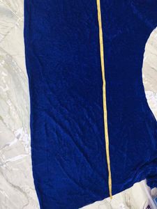 Royal Blue Velvet fabric piece