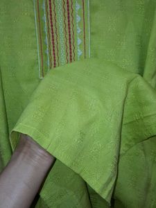 Lime Green Embroidered Kurta🌸🌸