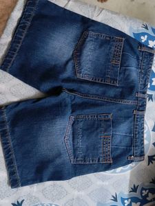 Men's Blue Denim Shorts