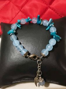 Boho agate and gems stone Bracelet