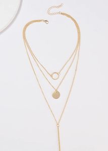 Shein Layered Pendant Necklace
