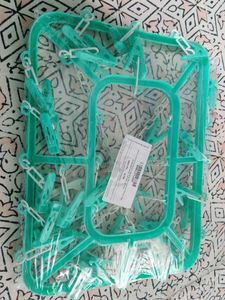 Clothes Drying Rack with Clips