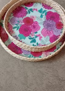 Antique Tray Set