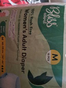 Bliss Natural Women's Adult Diapers