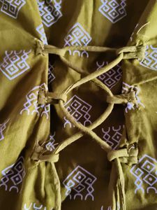 short kurti with corset back