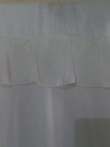 Elegant White Ruffled Sheer Blouse