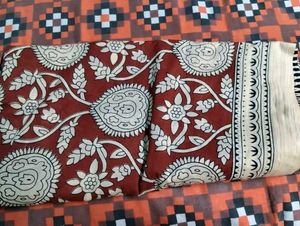 Elegant Printed Cotton Saree