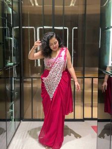 Designer saree with Jacket