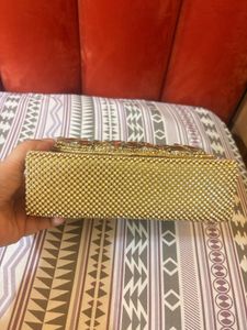 Sparkling Embellished Clutch Bag