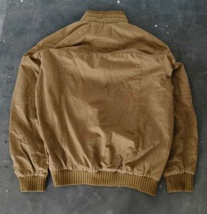 Men's Jeep Tan Bomber Jacket