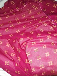 chunari print saree no less with blouse