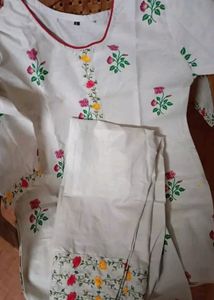 Beautiful  Embroidered Kurta With Pant.