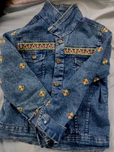 Embroidered Denim Jacket