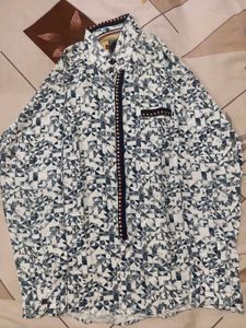 Stylish Geometric Print Men's Shirt