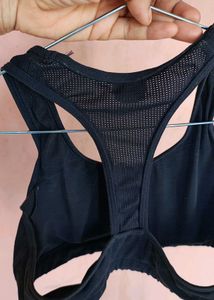 Women's Black Sports Bra
