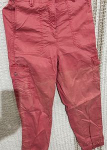 🌸 Marks & Spencer Pink Cargo Trousers