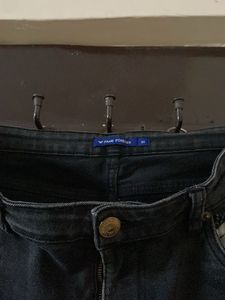 Classic Dark Wash Denim Jeans
