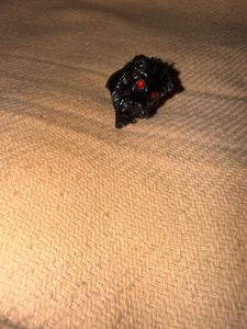 Unique Lion Head Ring with Red Eyes