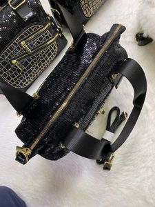 Charles &amp; Keith INSPIRED Black Sequin Handbag