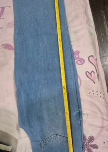Wide Leg Light Wash Denim Jeans