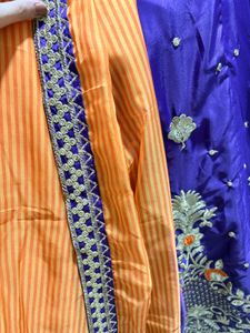Stunning Purple Embroidered Kurta Set