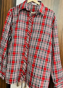 Classic Plaid Button-Up Shirt