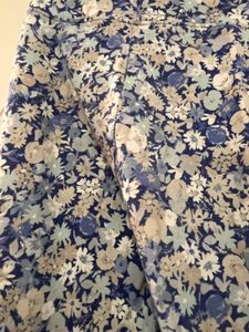 Floral Print Flared Pants