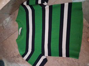 Zara Striped Knit Top