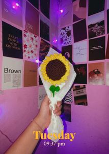 Crocheted Sunflower Bouquet