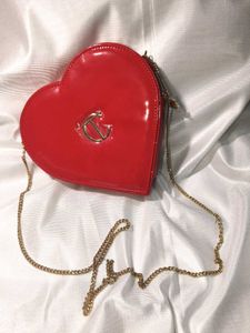 Charlotte tilbury Red Heart Shaped Crossbody Bag