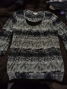 y2k vintage Animal Print Top