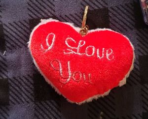 Cute "I Love You" Heart Keychain
