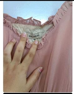 Dusty Rose Classic Date Dress