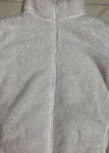 Cozy White Fleece Jacket