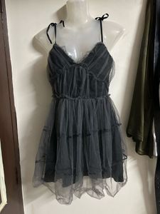 Sheer Tulle Party Dress