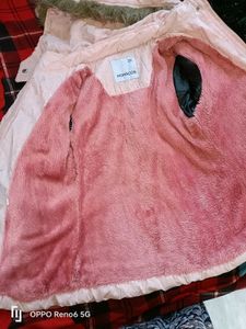 Premium Girl's Puffer Jacket with Genuine Fur