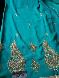 Elegant Green Saree