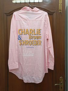 Chic Pink Button-Up Shirt