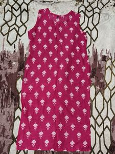 Pink Printed Kurti
