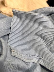 Light Blue Turtleneck Sweater