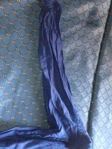 Navy blue embellished top