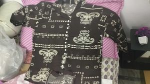 Brown Printed Kurta