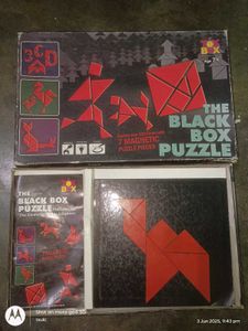 Magnetic Puzzle Black Box Brain Games Toy Tangram