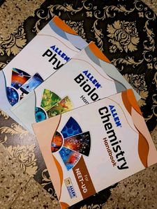 Allen NEET-UG handbooks& pw mocktest book