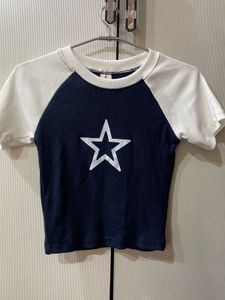 Navy &amp; White Star T-Shirt