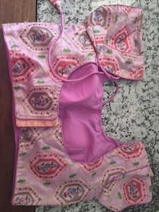 Stylish Pink Printed Blouse