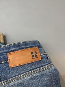 Distressed Blue Denim Jeans